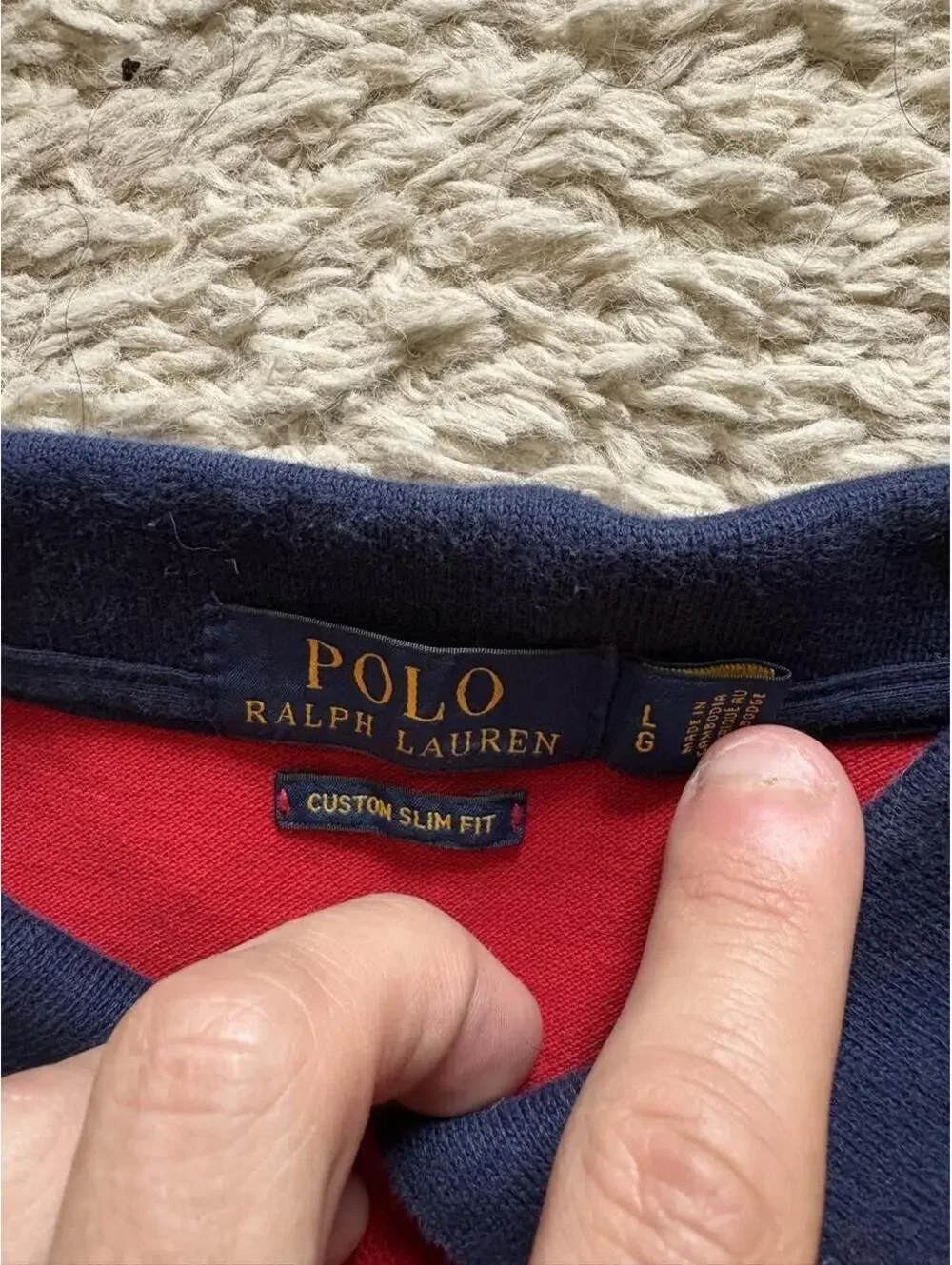 Crazy fire Y2K chief Keef big pony Polo Ralph Lauren shirt.